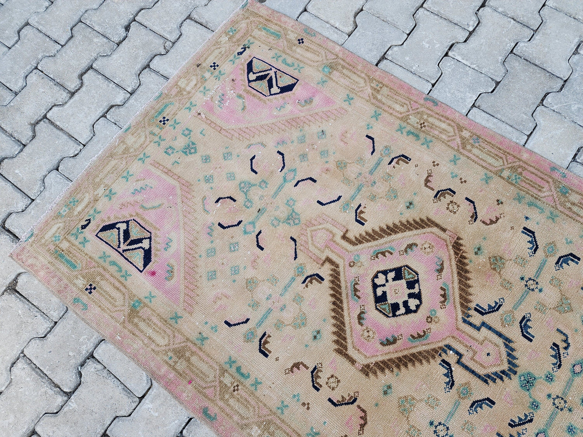 3x10 Wool Runner Rug, Hand Knotted, Hallway Home Decor