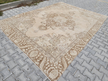 9x12 Persian Wool Rug, Hand Knotted, Oriental Rug, Living Room Decor