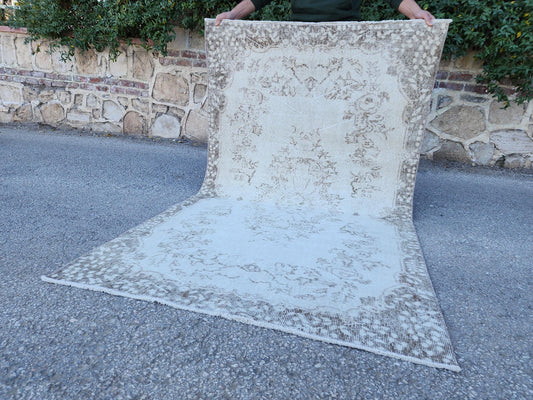 Neutral Small Rug 4x6: Home Vintage Decor, Entryway Design