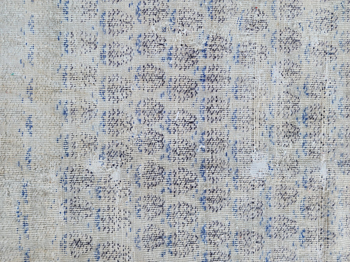 6x9 Antique Muted Rug: Turkish Hand Knotted, Farmhouse Soft Rug