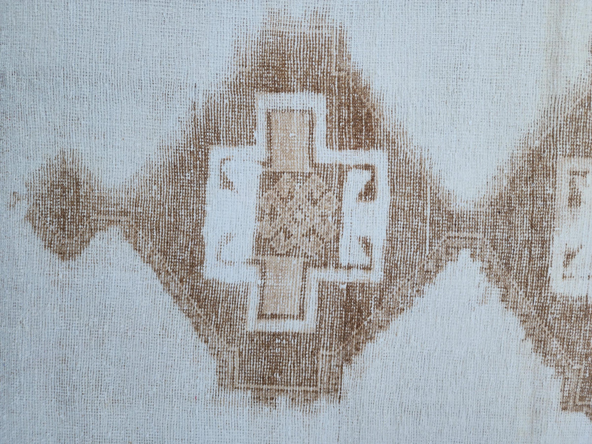 3x13 Handmade Wool Turkish Runner Rug: Neutral Beige Living Room Decor