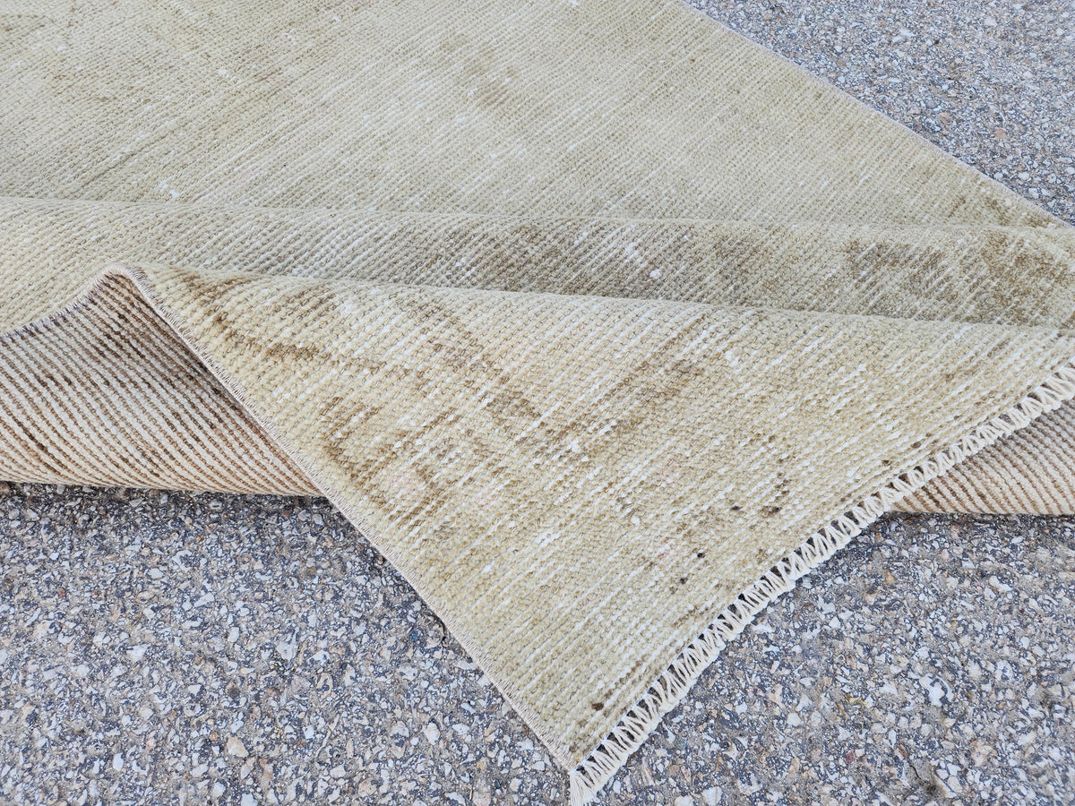 3x13 Vintage Turkish Wool Runner Rug, Hand-Knotted Hallway & Entryway Rug