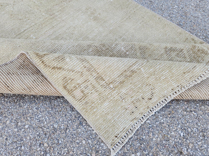 3x13 Vintage Turkish Wool Runner Rug, Hand-Knotted Hallway & Entryway Rug