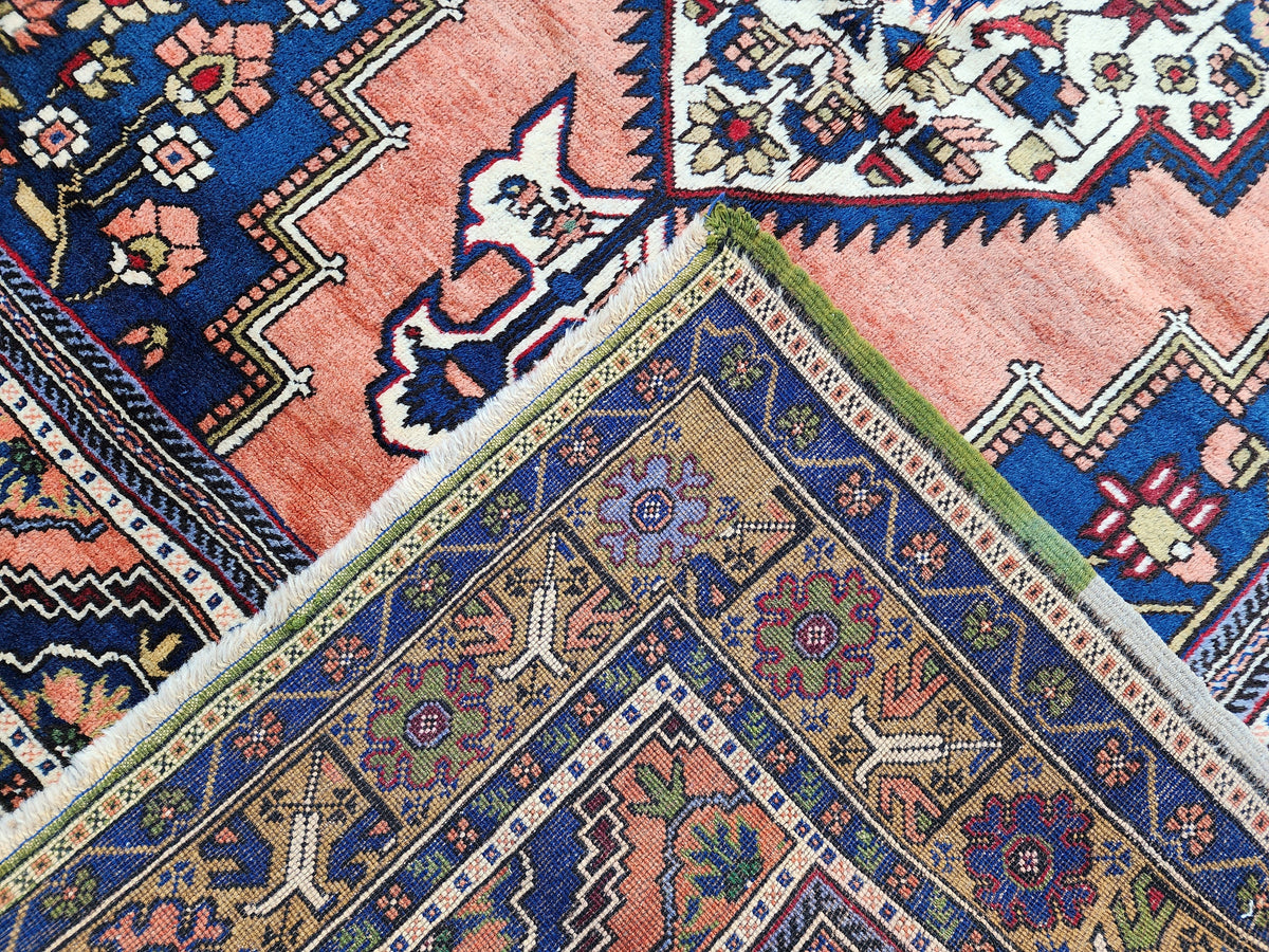 Hand Knotted Turkish Oushak Rug 6x11: Wool Area Rug