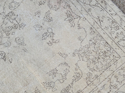 Oushak Rug 5x9: Turkish Wool Bohemian Design, Rustic Farmhouse Decor