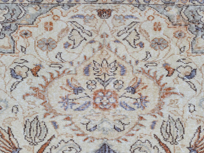5x8 Dining Room Rug, Turkish Hans Made Oushak Design, Bohemian Hand Knotted Decor