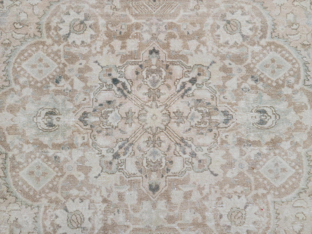 9x12 Neutral Wool Area Rug, Oversized Living Room Decor, Beige And Brown