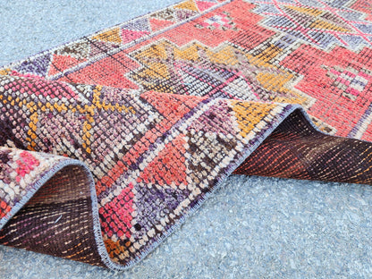 2x8 Mini Herki Runner, Home Rustic Decor, Kitchen Decor, Up Cycled Wool Rug