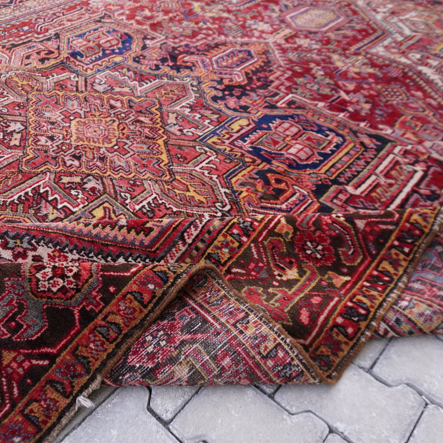 Heriz Vintage Rug 8x11 Ft - sku1638