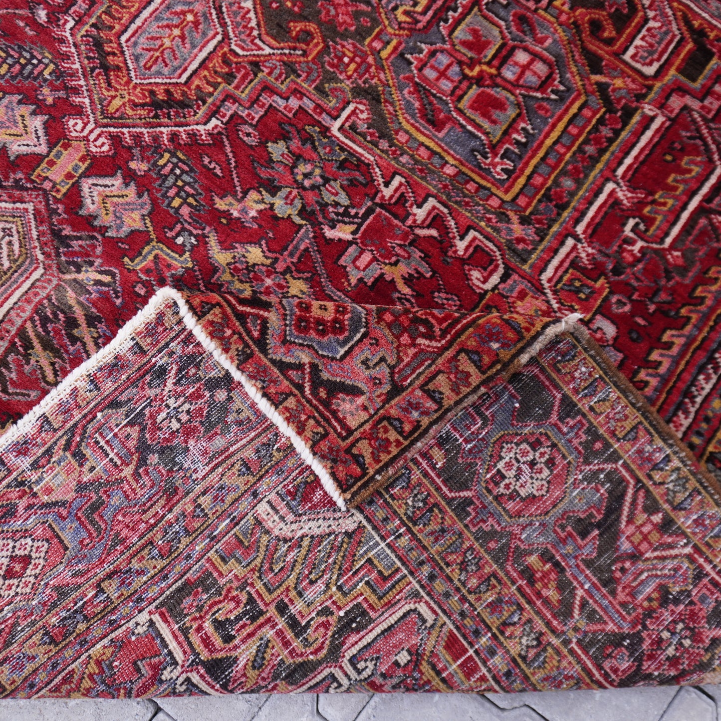 Heriz Vintage Rug 8x11 Ft - sku1638