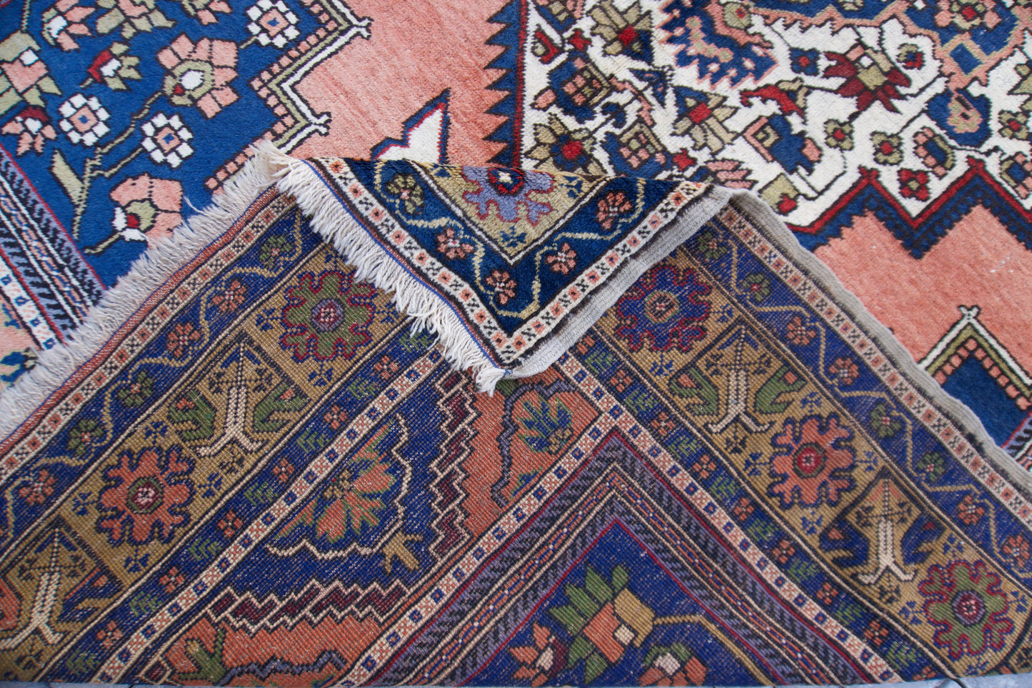 Hand Woven Vintage Rug 6 x 11 ft - sku126