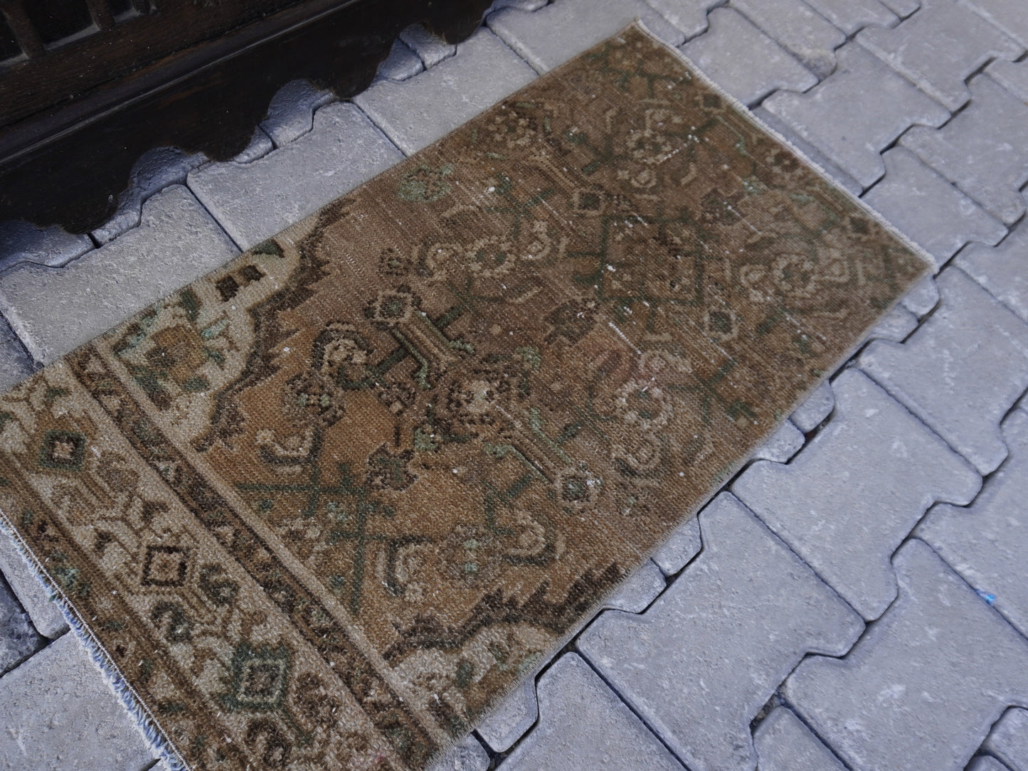Hand Knotted Doormat 2x3 ft - skuy28
