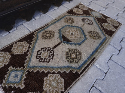 Hand Knotted Doormat 2x3 ft - skuy40