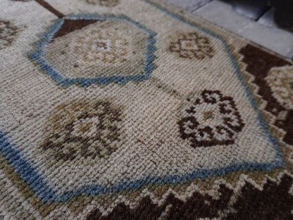 Hand Knotted Doormat 2x3 ft - skuy40