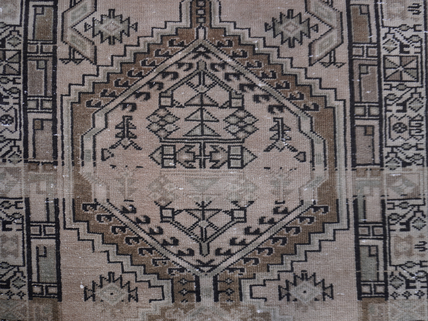 Vintage Neutral Runner Rug 3x11 ft - sku 1572