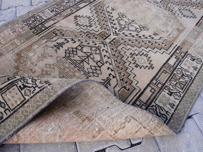 Vintage Neutral Runner Rug 3x11 ft - sku 1572