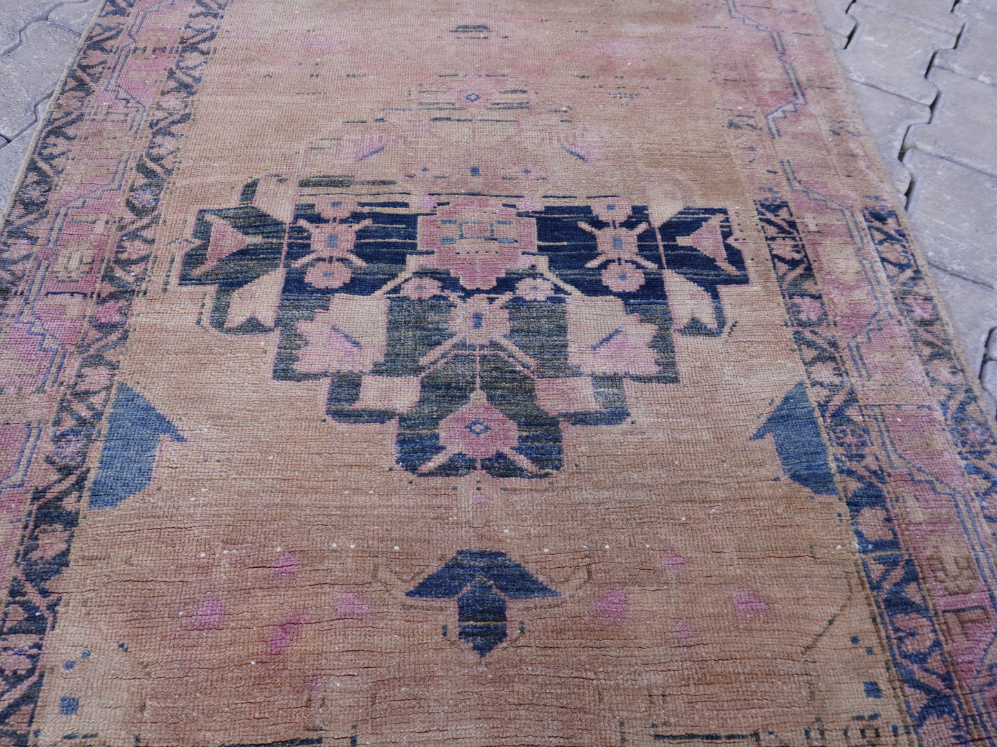 Wool Runner Rug Neutral 3x11 ft - Sku 1589