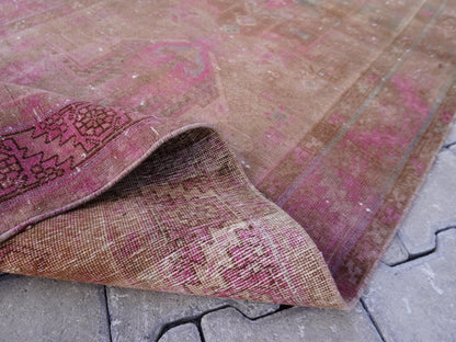 Vintage Runner Rug Pink 3x11 ft - sku 1595