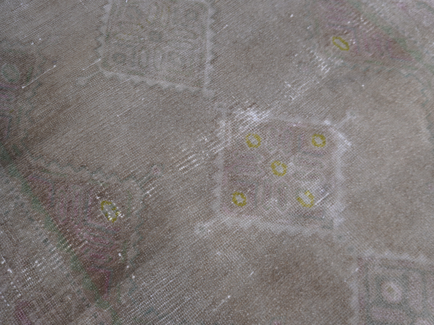 Vintage Runner Wool Rug 3x9 ft - sku 1379