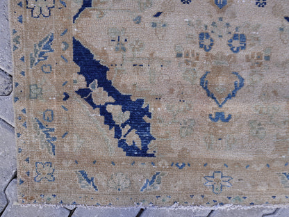 Wool Neutral Runner Rug 3x9 ft - sku 1571