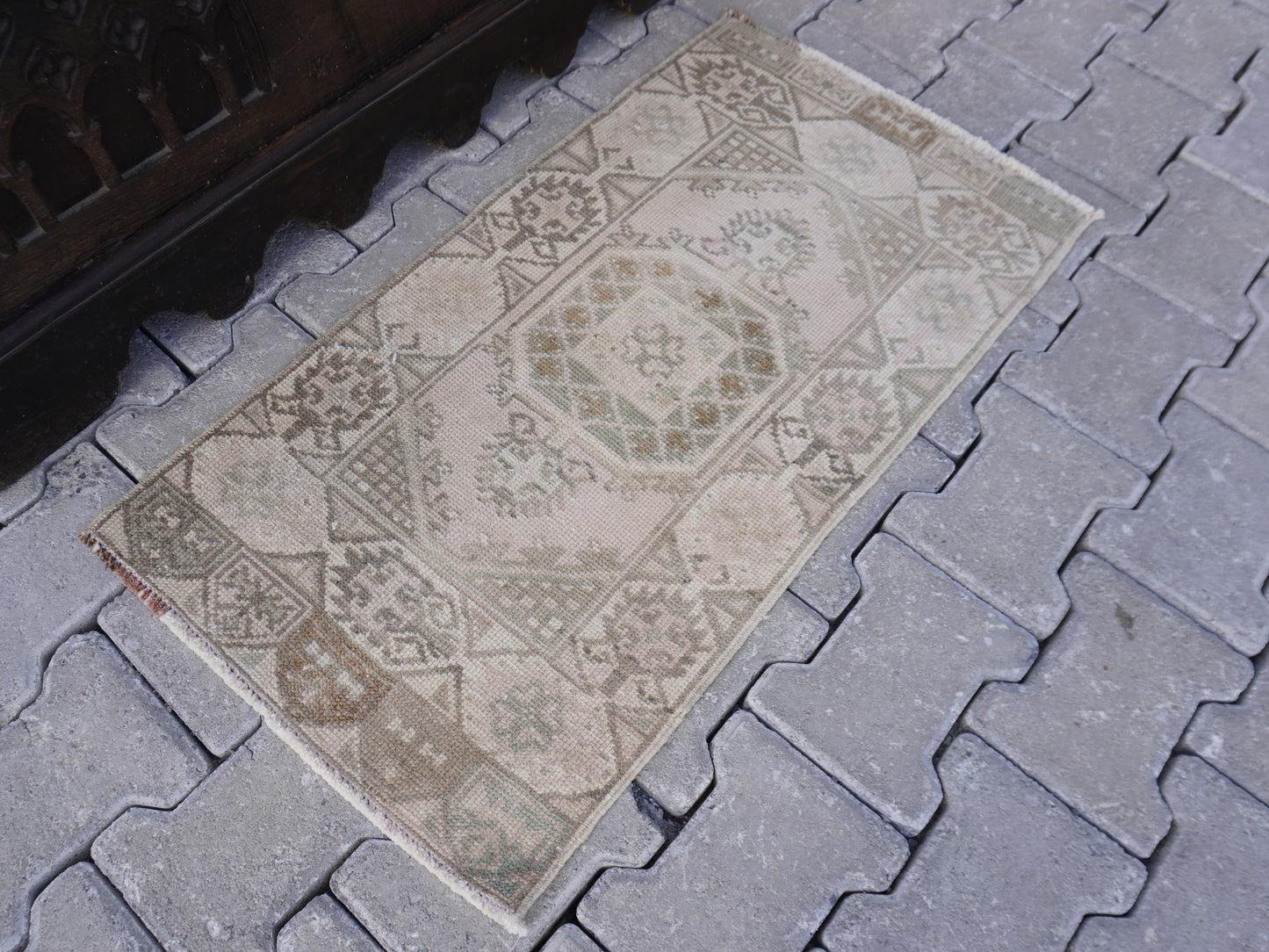 Hand Knotted Doormat 2x3 ft - skuy66