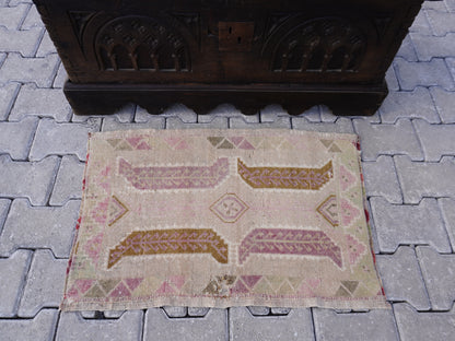 Home Decor Small Vintage Rug 2x3 ft - skuy68