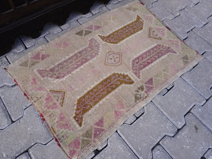Home Decor Small Vintage Rug 2x3 ft - skuy68
