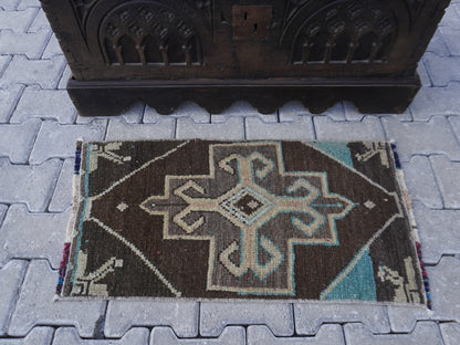 Hand Knotted Doormat 2x3 ft - skuy75