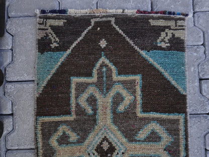 Hand Knotted Doormat 2x3 ft - skuy75