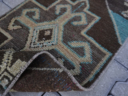 Hand Knotted Doormat 2x3 ft - skuy75