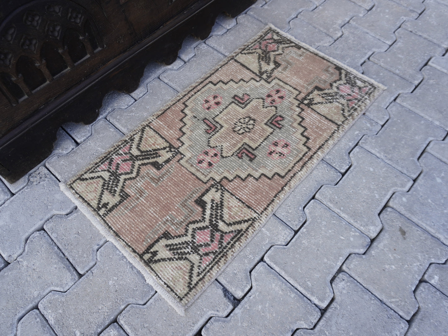 Hand Knotted Doormat 2x3 ft - skuy76