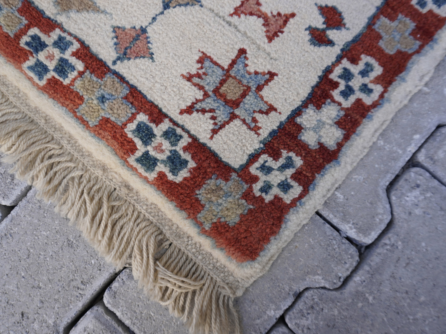 Hand Knotted Doormat 2x3 ft - skuy82