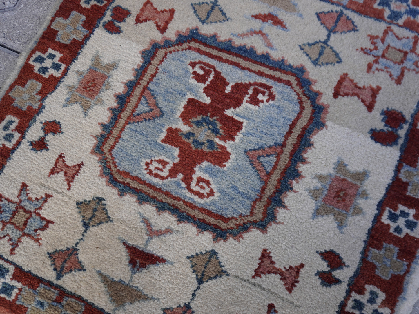 Hand Knotted Doormat 2x3 ft - skuy82