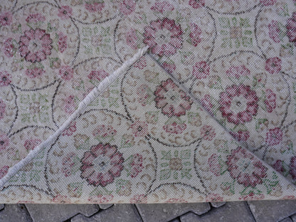 Turkish Wool Neutral Small Rug 4x7 ft - sku 994