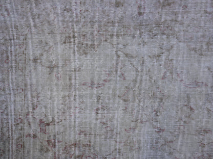 Vintage Wool Neutral Small Rug 4x7 ft - sku 1022
