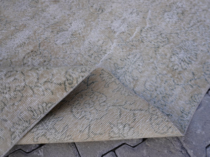 Wool Neutral Small Rug 4x7 ft - sku 907
