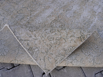 Wool Neutral Small Rug 4x7 ft - sku 907