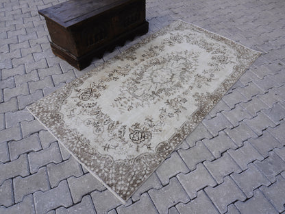 Wool Neutral Small Rug 4x7 ft - sku 1008