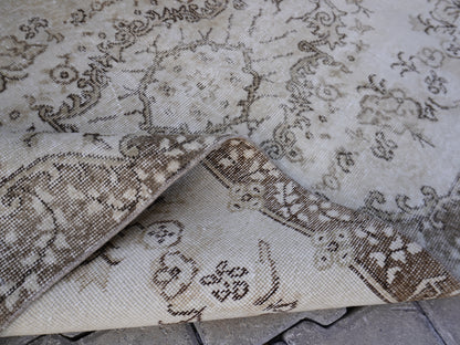 Wool Neutral Small Rug 4x7 ft - sku 1008