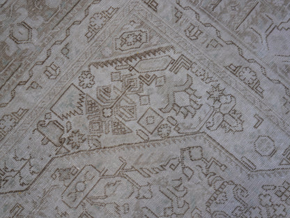 Neutral Area Vintage Rug 9x12 ft - sku2020