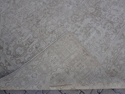 Neutral Area Vintage Rug 9x12 ft - sku2020