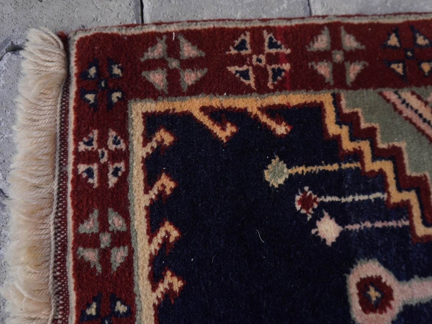 Hand Knotted Doormat 2x3 ft - skuy78