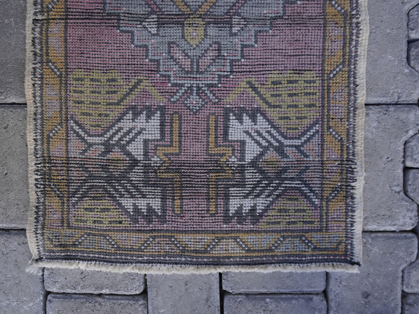 Hand Knotted Doormat 2x3 ft - skuy68