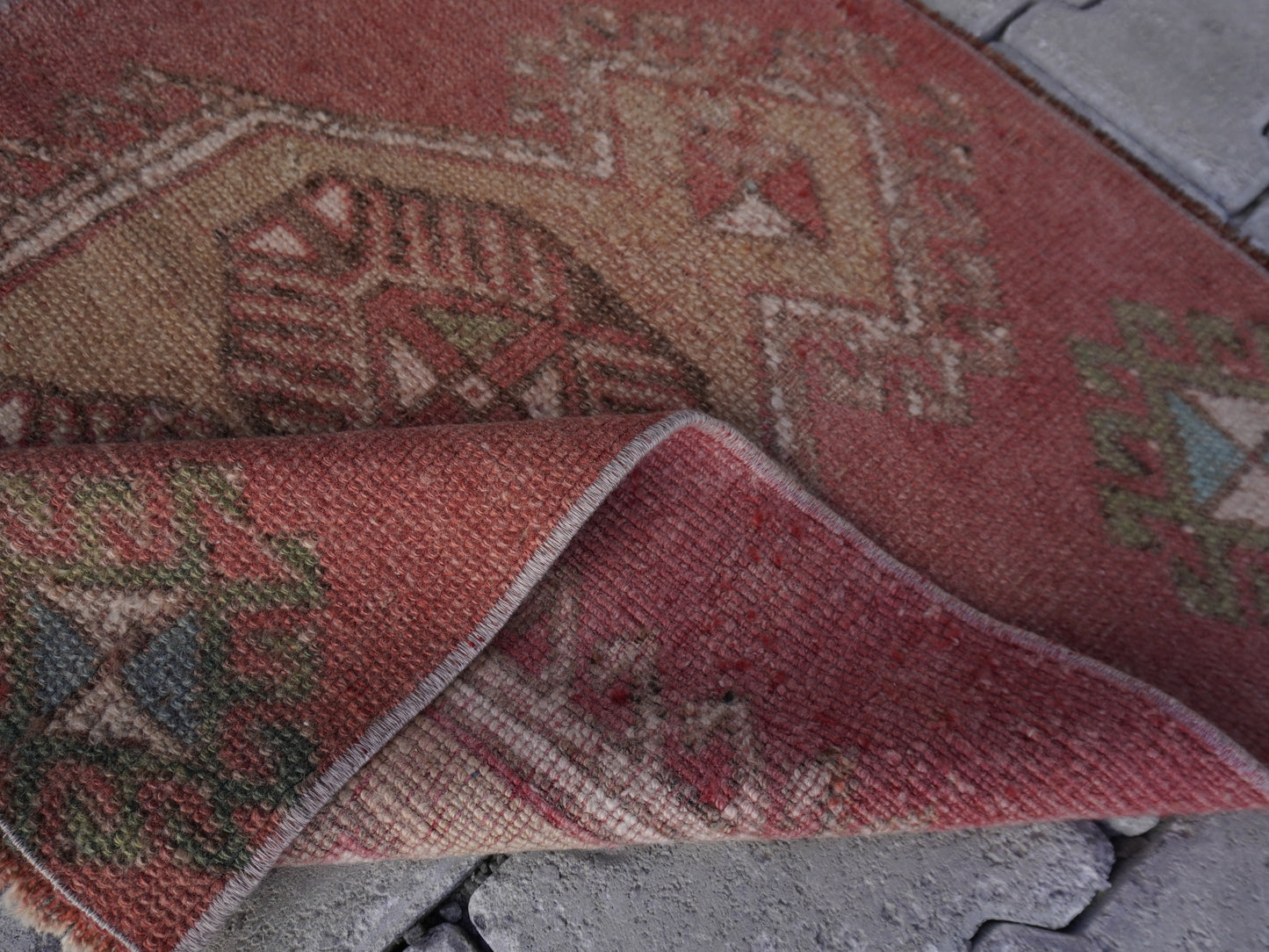 Hand Knotted Doormat 2x3 ft - skuy72