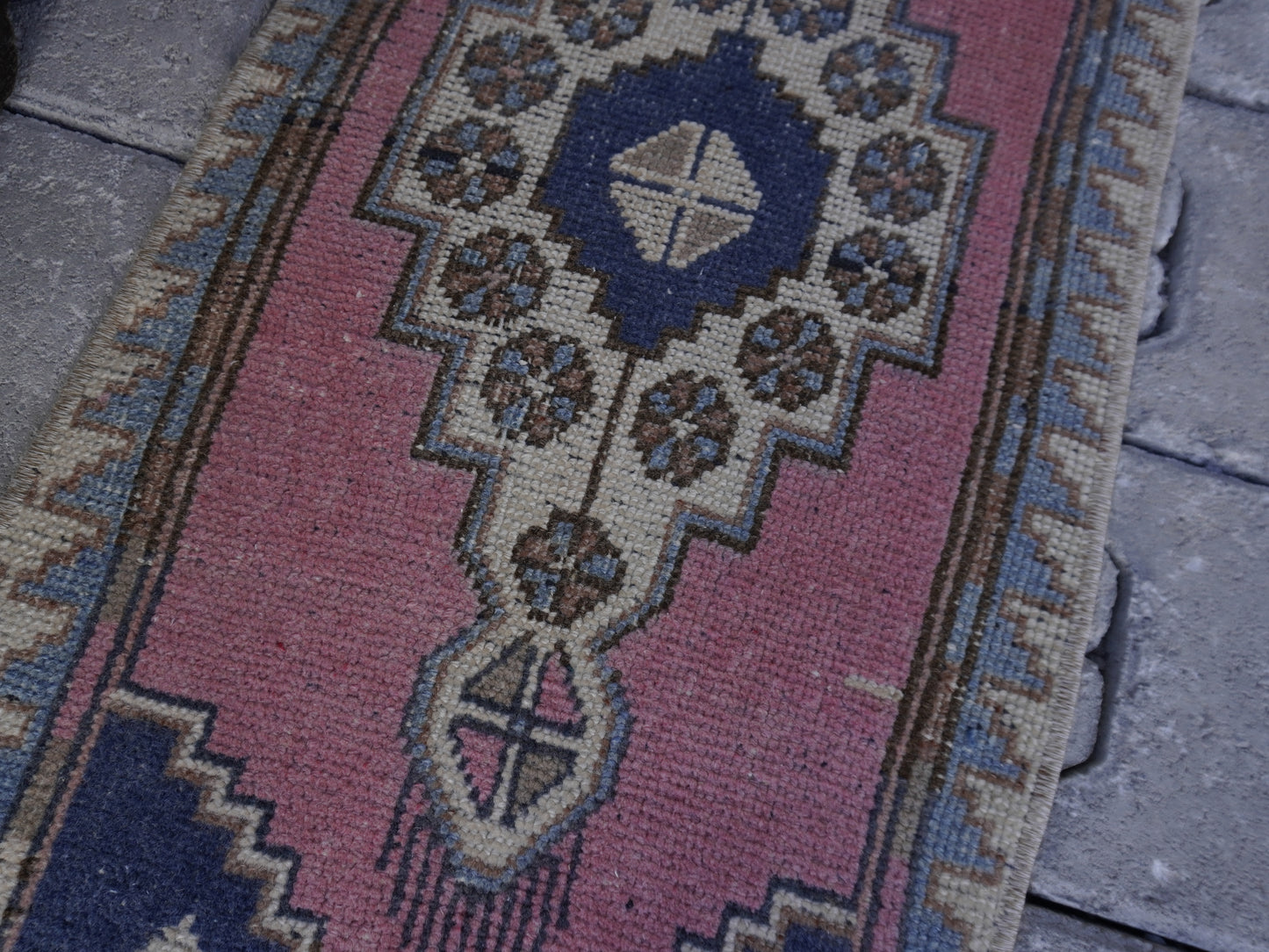 Hand Knotted Doormat 2x3 ft - skuy65