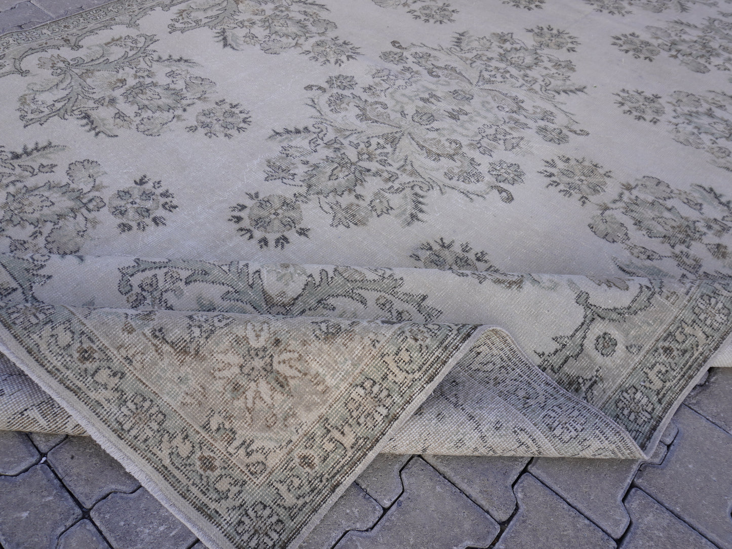 Vintage Turkish Large Rug 8x12 ft - sku224