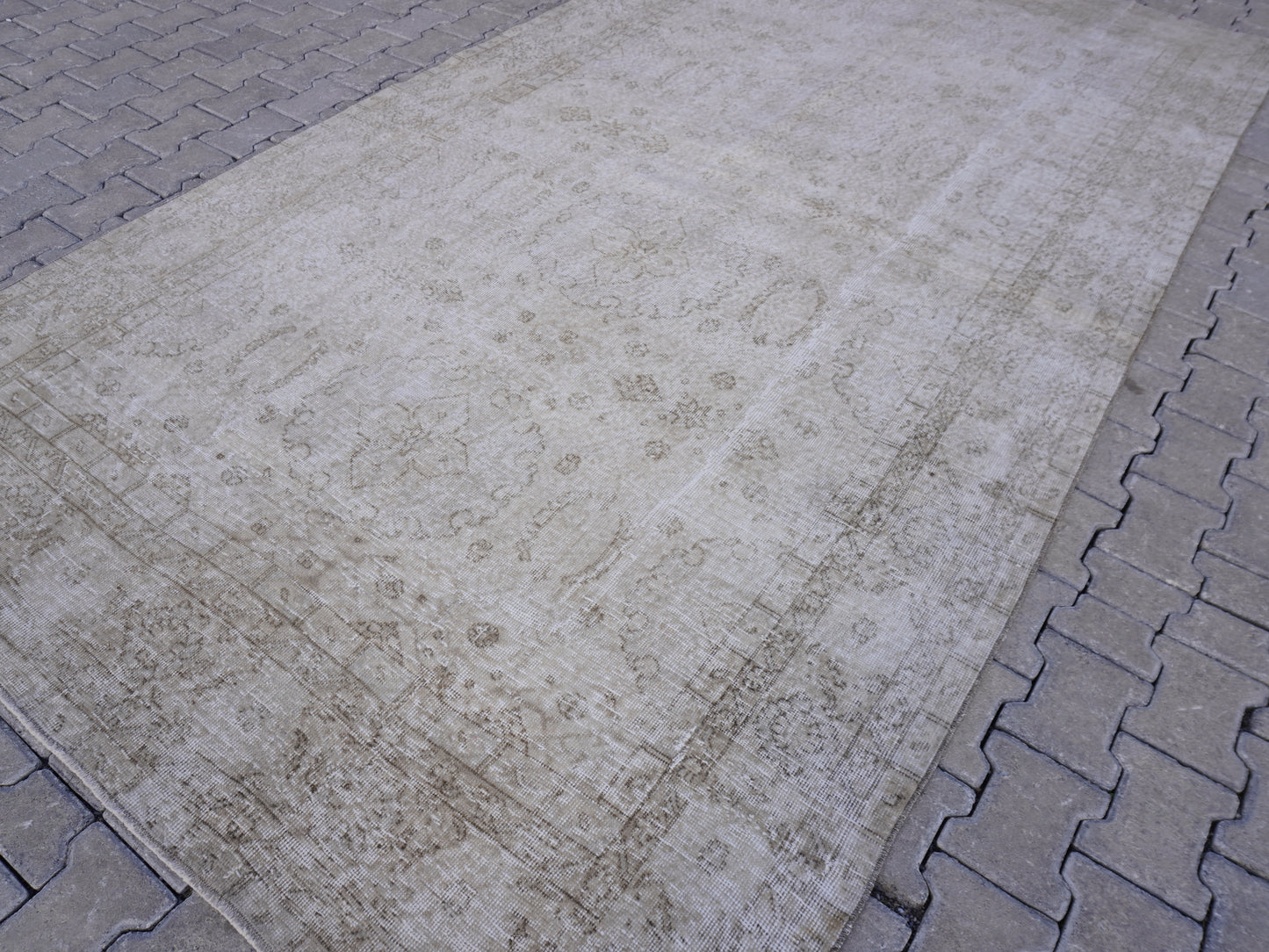 Vintage Rug Wool 6x11 ft - skuf171