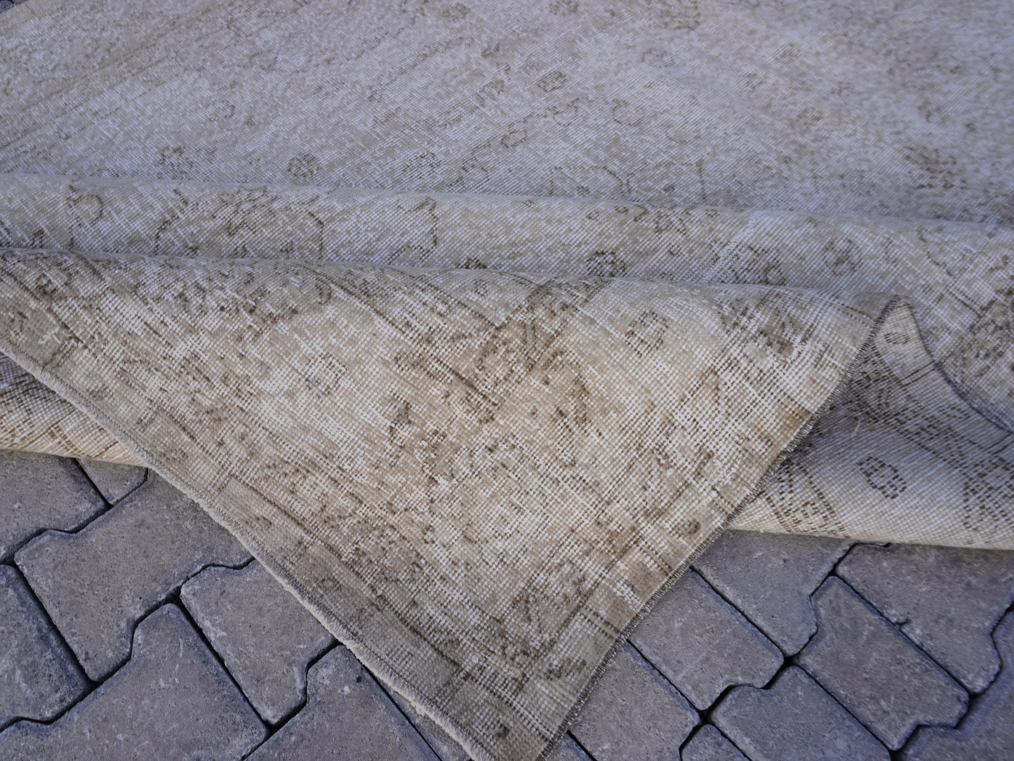 Vintage Rug Wool 6x11 ft - skuf171