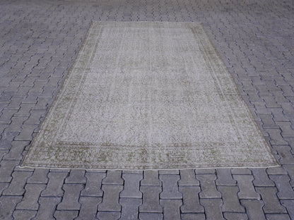 Turkish Wool Neutral Rug 6x10 ft -  skuf161