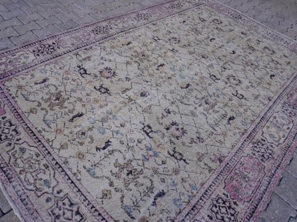 Turkish Vintage Rug 7x10 ft - skuf170